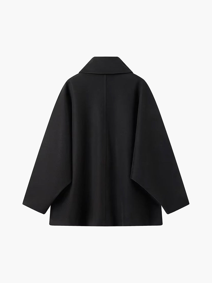 Solid Oversized Pocket Button Coat  Liora Lane Boutique Wool Coats