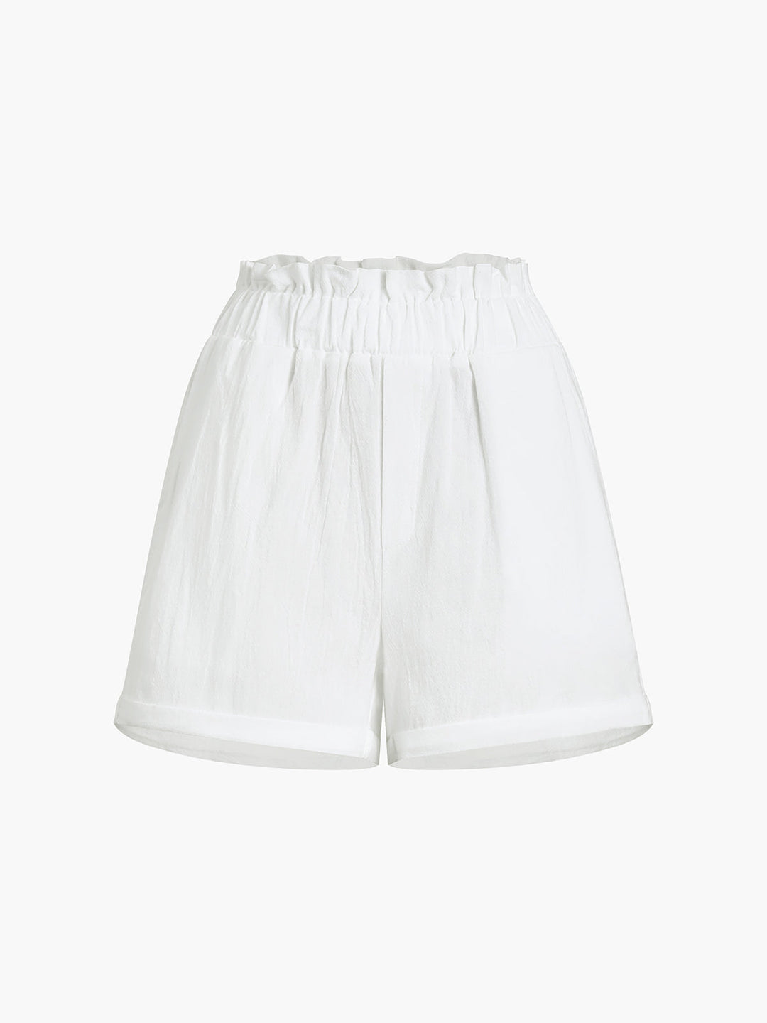 Solid Cotton Ruffle Shorts Sets  Liora Lane Boutique Short Sets