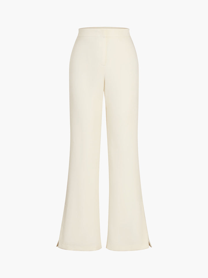 Solid Tube Top With Wide Leg Pants Set  Liora Lane Boutique Pant Sets