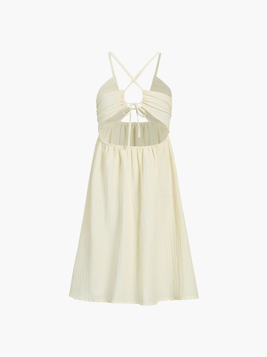 Backless Criss Cross Split Midi Dress  Liora Lane Boutique Dresses