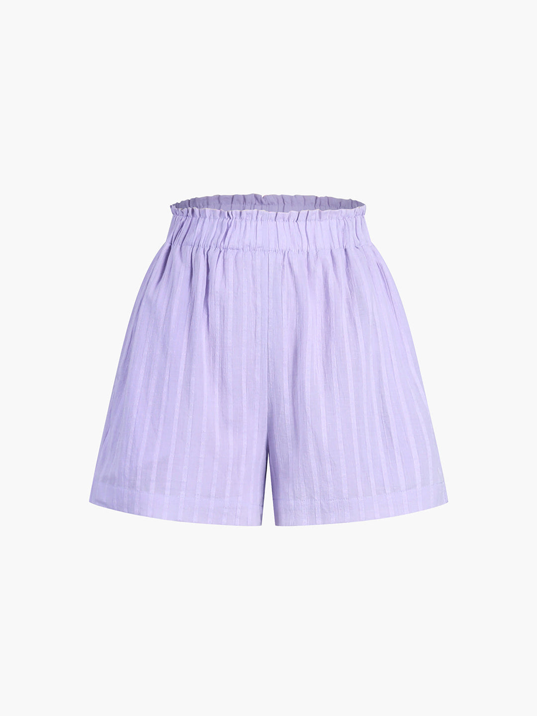 Pure Cotton Pinstripe Long-Sleeve Shorts Set  Liora Lane Boutique Short Sets