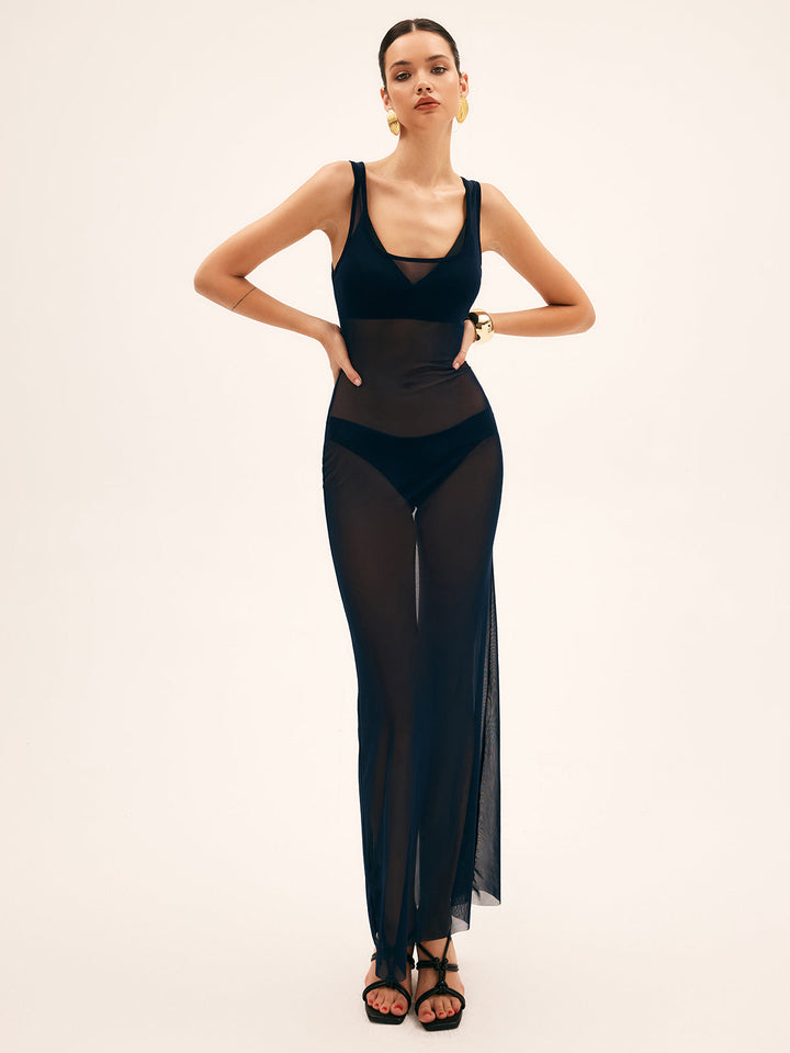 Mesh Sheer Cover Up  Liora Lane Boutique Kimonos & Cover Ups