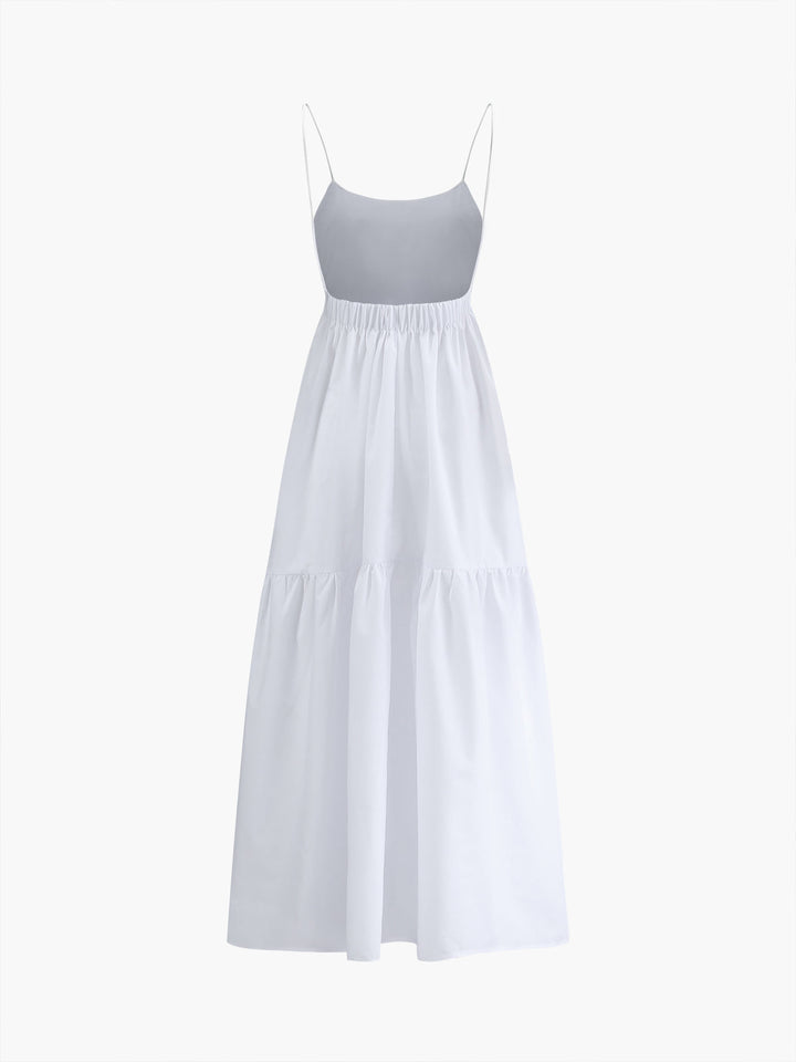 Solid Backless Long Dress  Liora Lane Boutique Dresses
