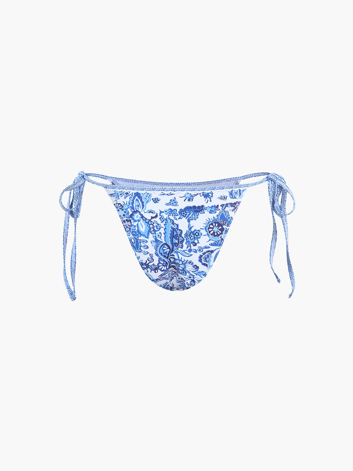 Printed Halter Knotted Bikini Set  Liora Lane Boutique Bikini Sets