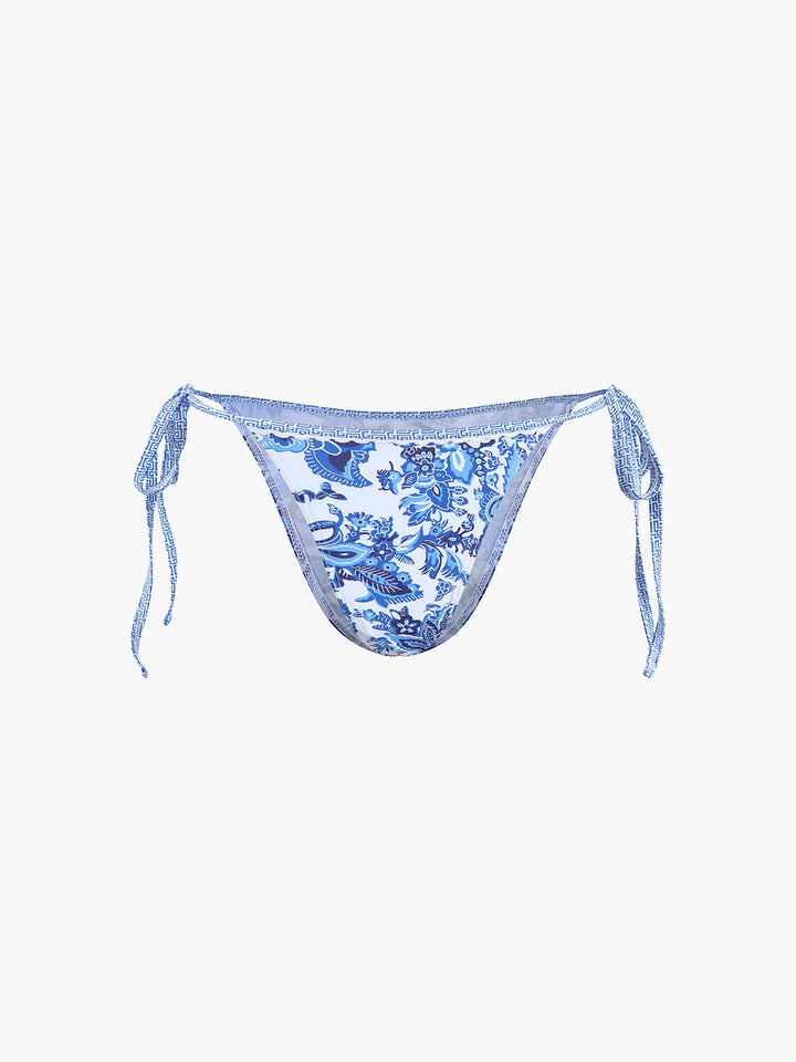 Printed Halter Knotted Bikini Set  Liora Lane Boutique Bikini Sets