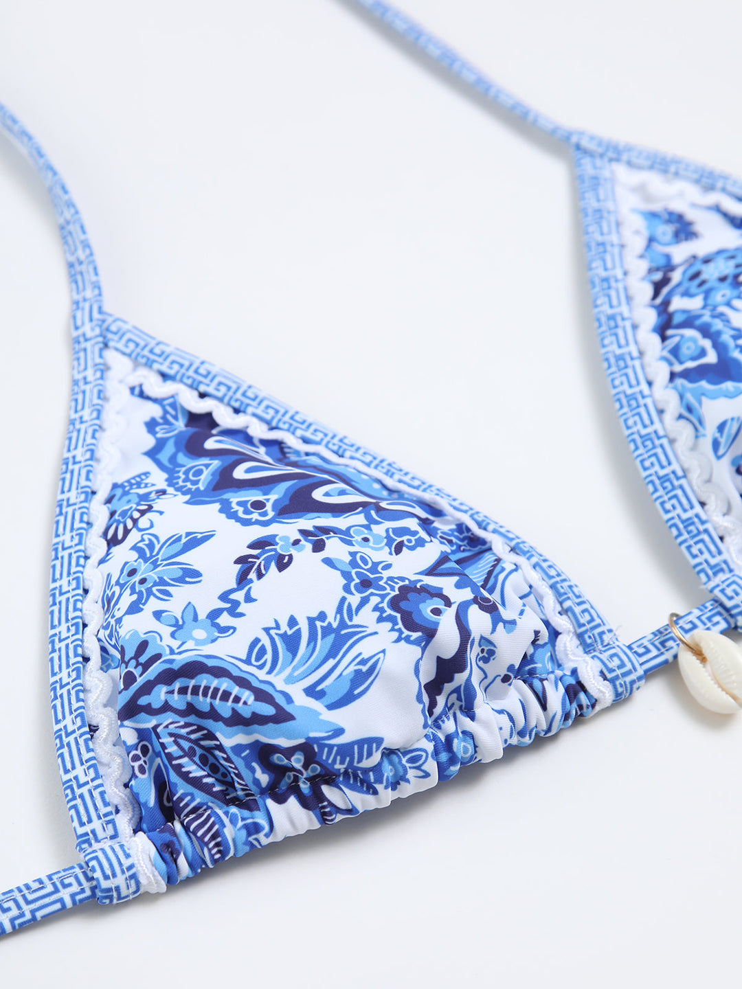 Printed Halter Knotted Bikini Set  Liora Lane Boutique Bikini Sets