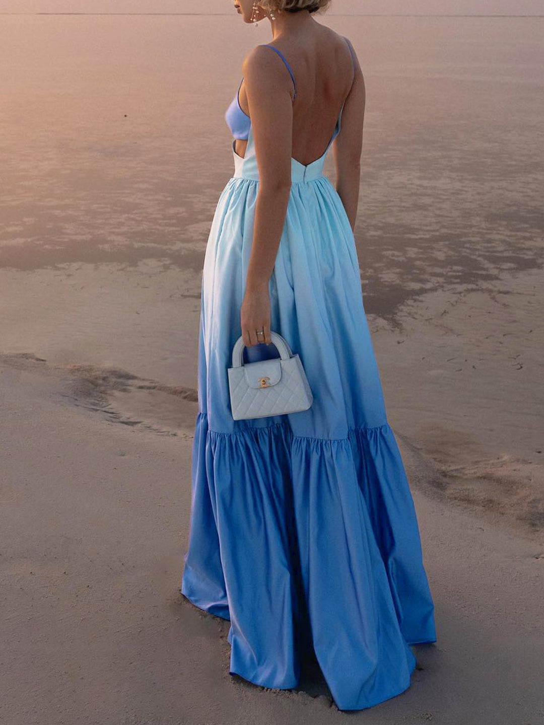 Backless Cutout Cami Long Dress  Liora Lane Boutique Dresses