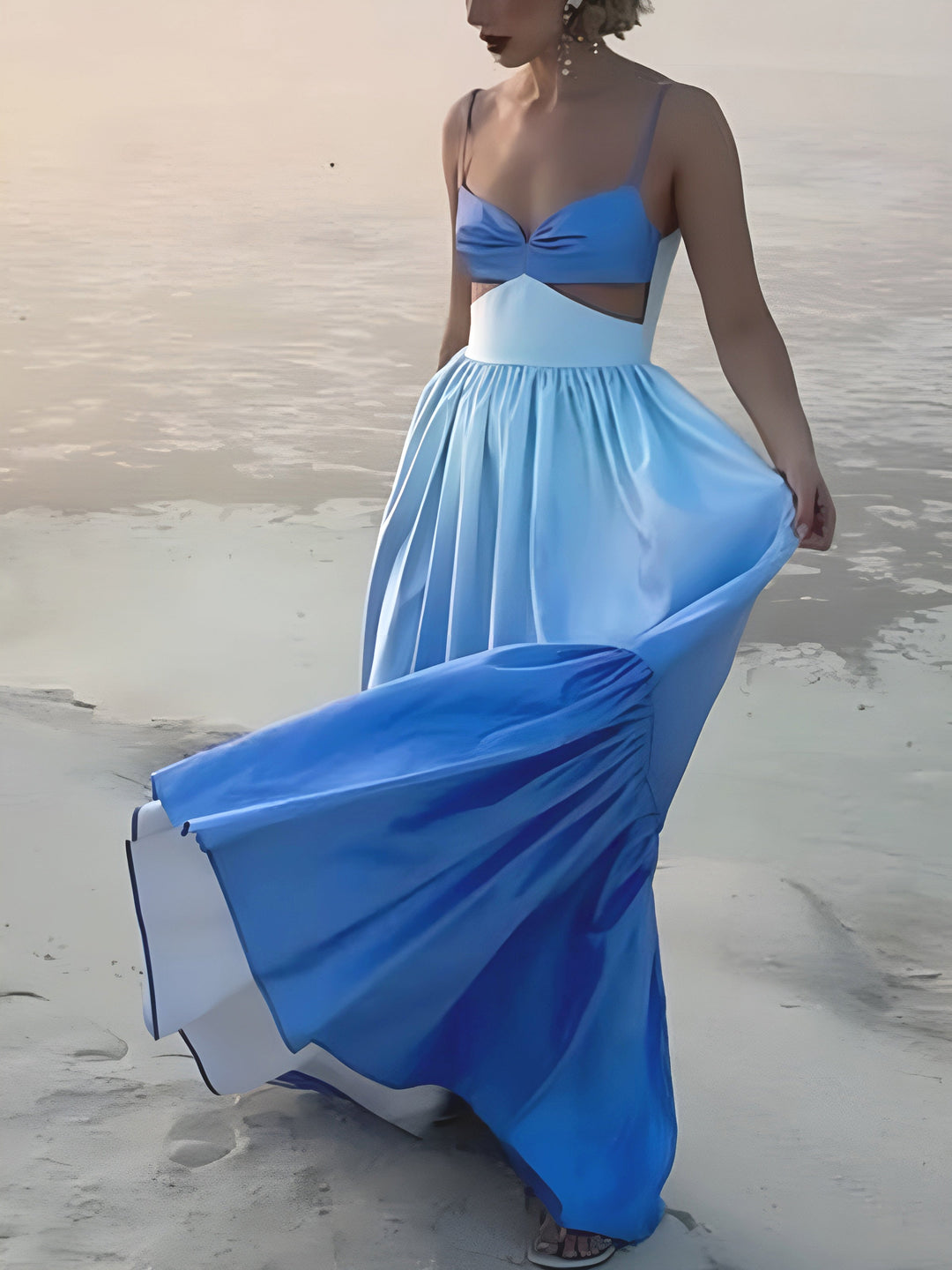 Backless Cutout Cami Long Dress  Liora Lane Boutique Dresses
