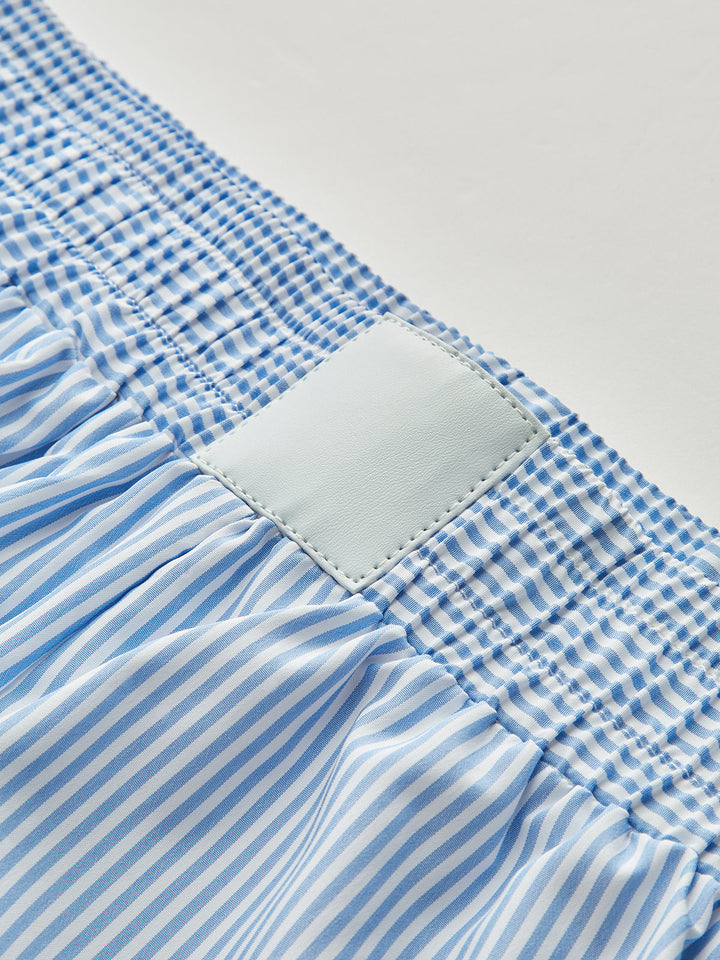 Pinstripe Thin Shorts  Liora Lane Boutique Shorts
