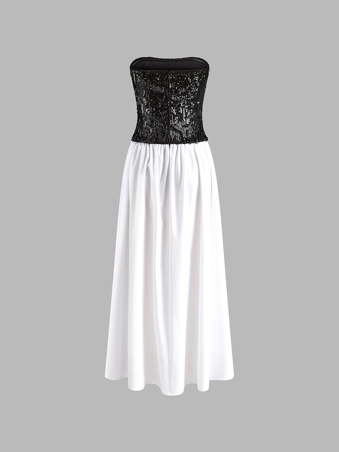 Pleated Sequins Tube Long Dress  Liora Lane Boutique Dresses