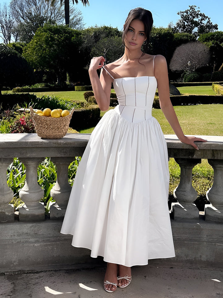 Serendipity Frenchy Flowy Long Dress  Liora Lane Boutique Dresses