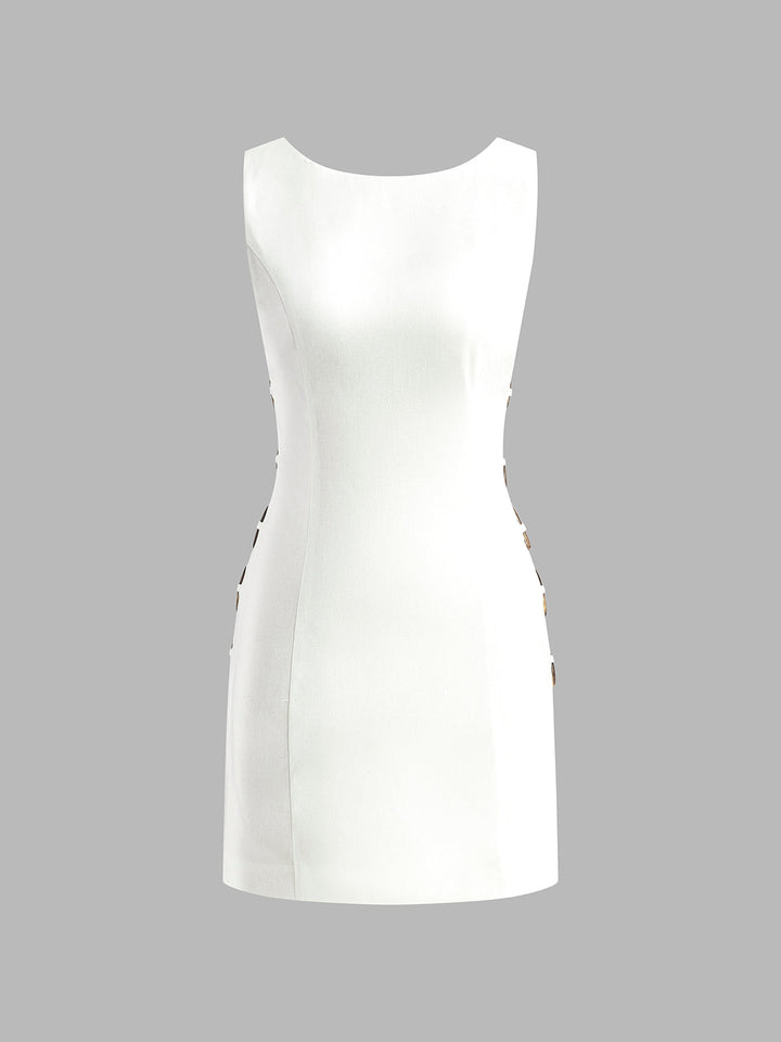 O-Ring Cutout Sleeveless Dress  Liora Lane Boutique Dresses