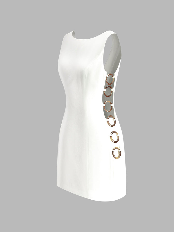 O-Ring Cutout Sleeveless Dress  Liora Lane Boutique Dresses