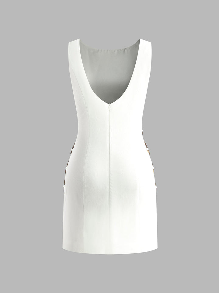 O-Ring Cutout Sleeveless Dress  Liora Lane Boutique Dresses