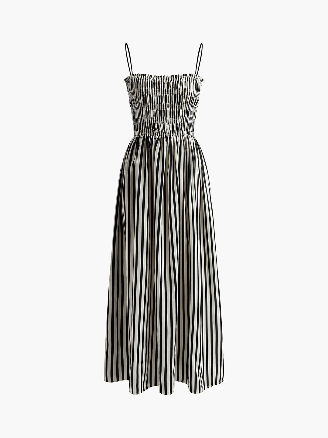 Sleeveless Pinstripe Long Dress  Liora Lane Boutique Dresses