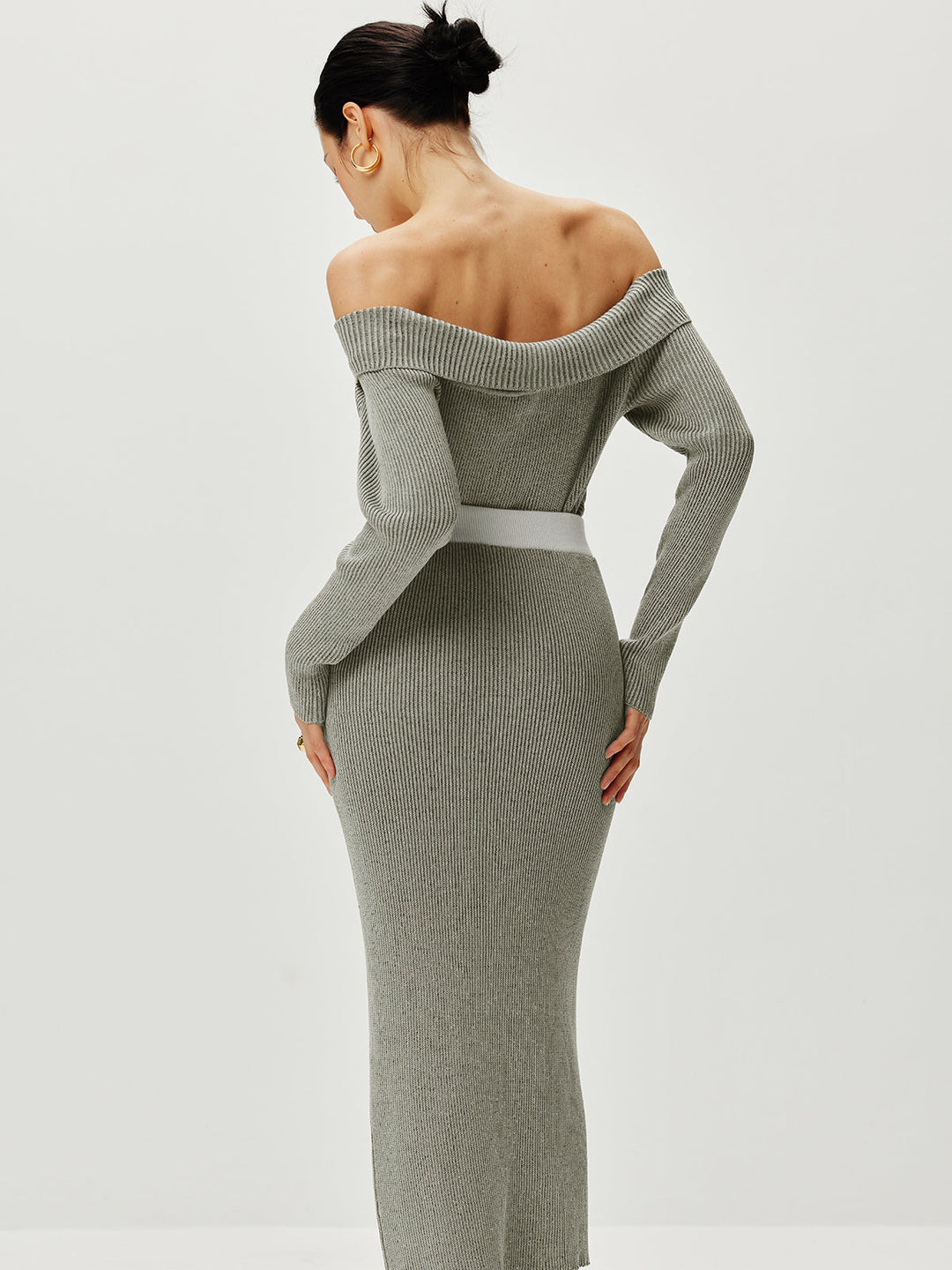 Contrast Trim Off Shoulder Cardigan  Liora Lane Boutique Cardigans