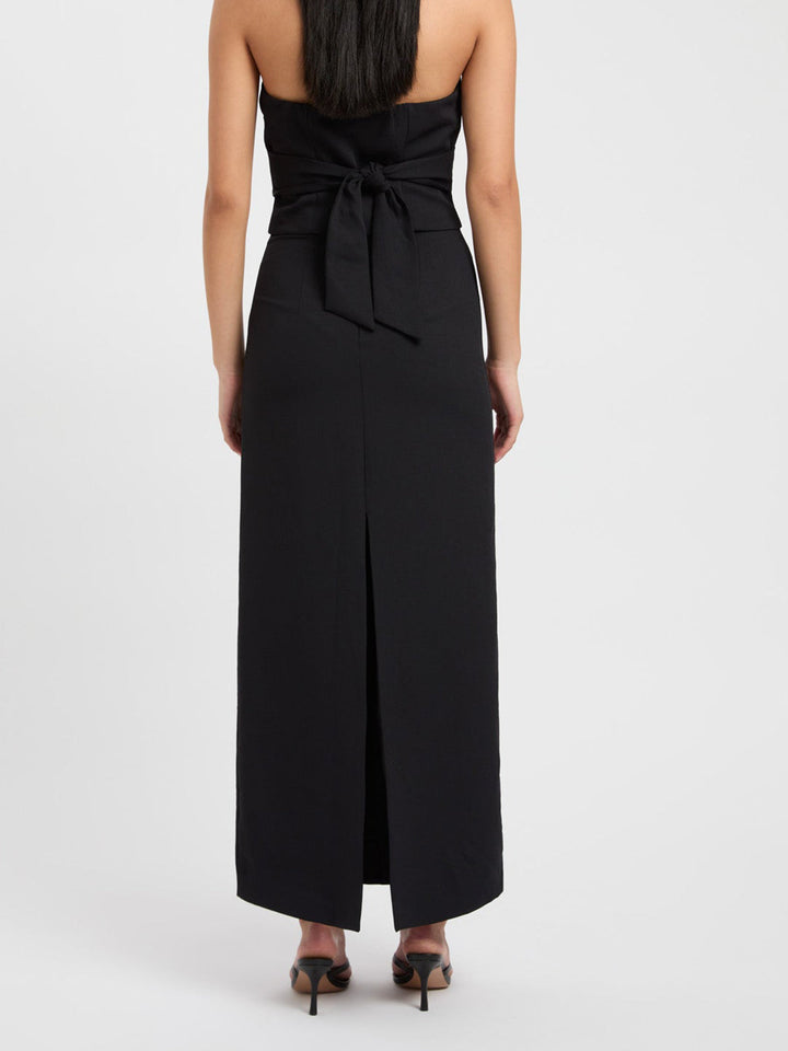 Elegant Slit Back Maxi Skirt Without Belt  Liora Lane Boutique Skirts