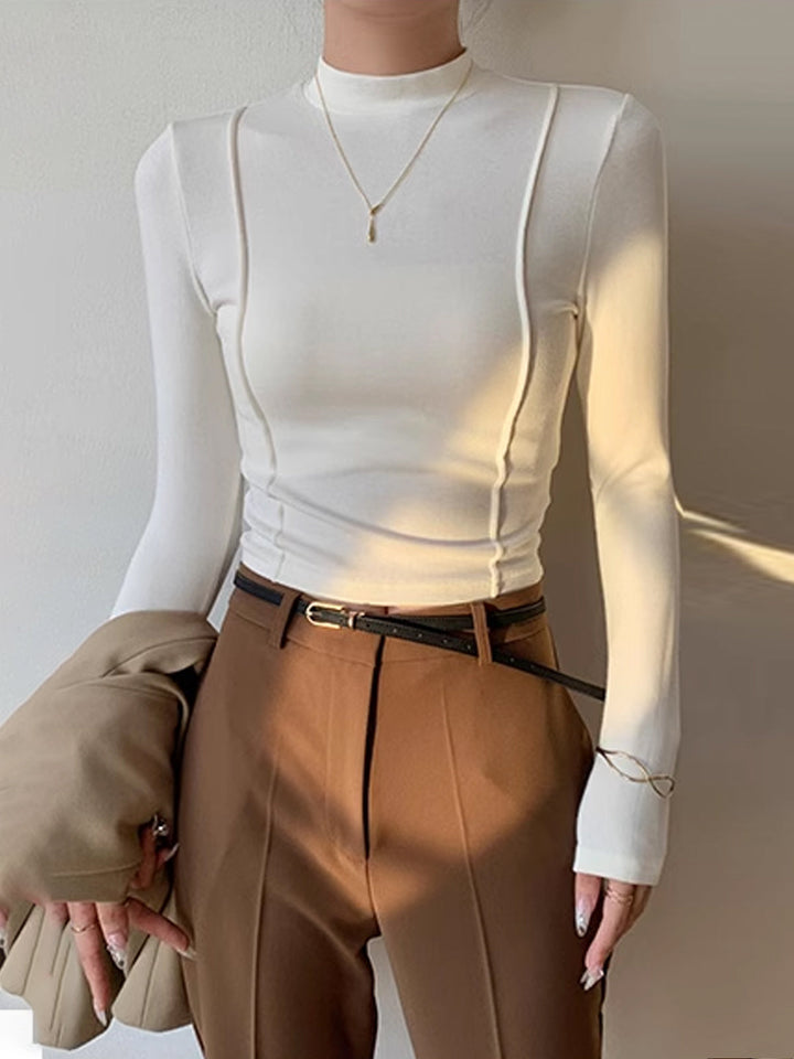 Plain Jersey Piping T-Shirt  Liora Lane Boutique T-Shirts
