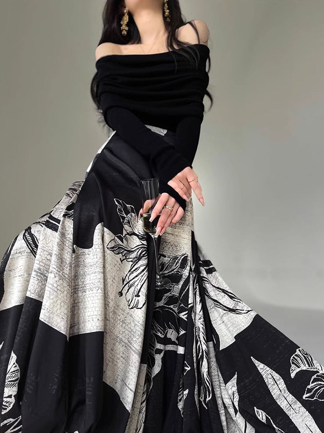 Bud Waist Side-Zipper Midi Skirt  Liora Lane Boutique Skirts