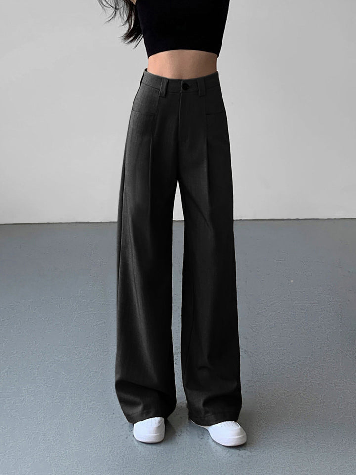 Divine Pleat Wide Leg Dress Pants  Liora Lane Boutique Pants Black / XL 42.00