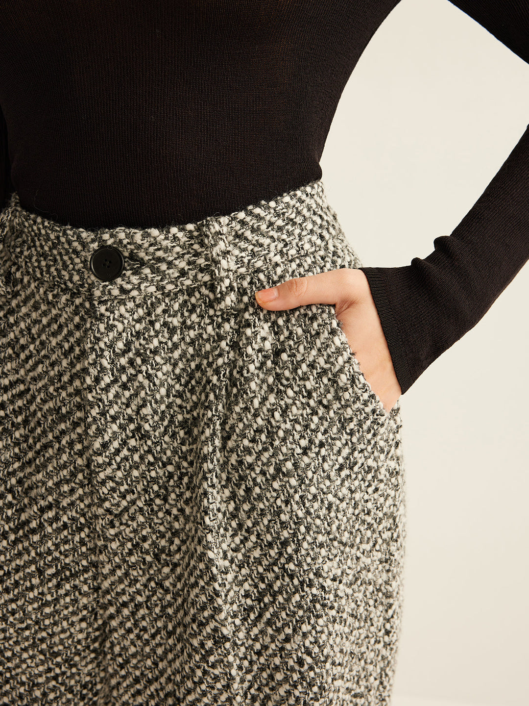 Wool-Blend Tweed Pants  Liora Lane Boutique Pants