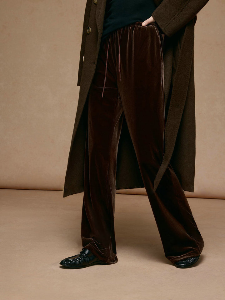 Drawstring Cozy Draped Pants  Liora Lane Boutique Pants