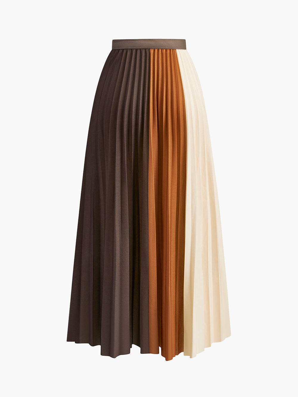 Color Block Pleated Skirt  Liora Lane Boutique Skirts