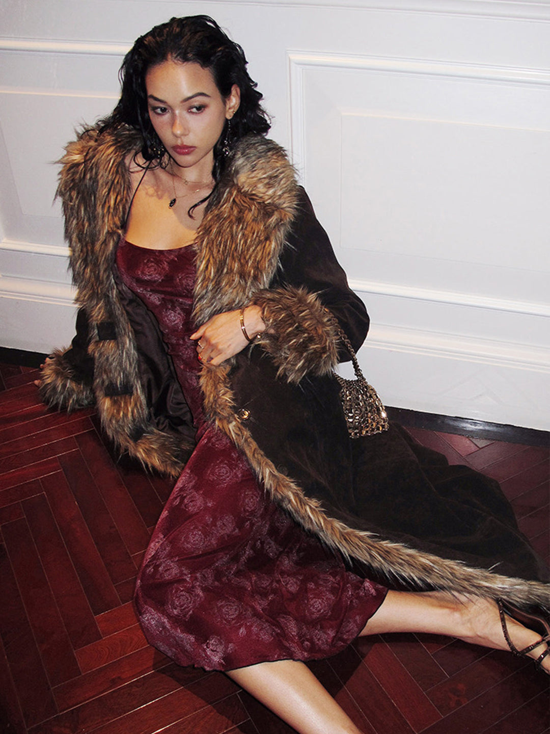 Rose Velvet Cami Dress  Liora Lane Boutique Dresses