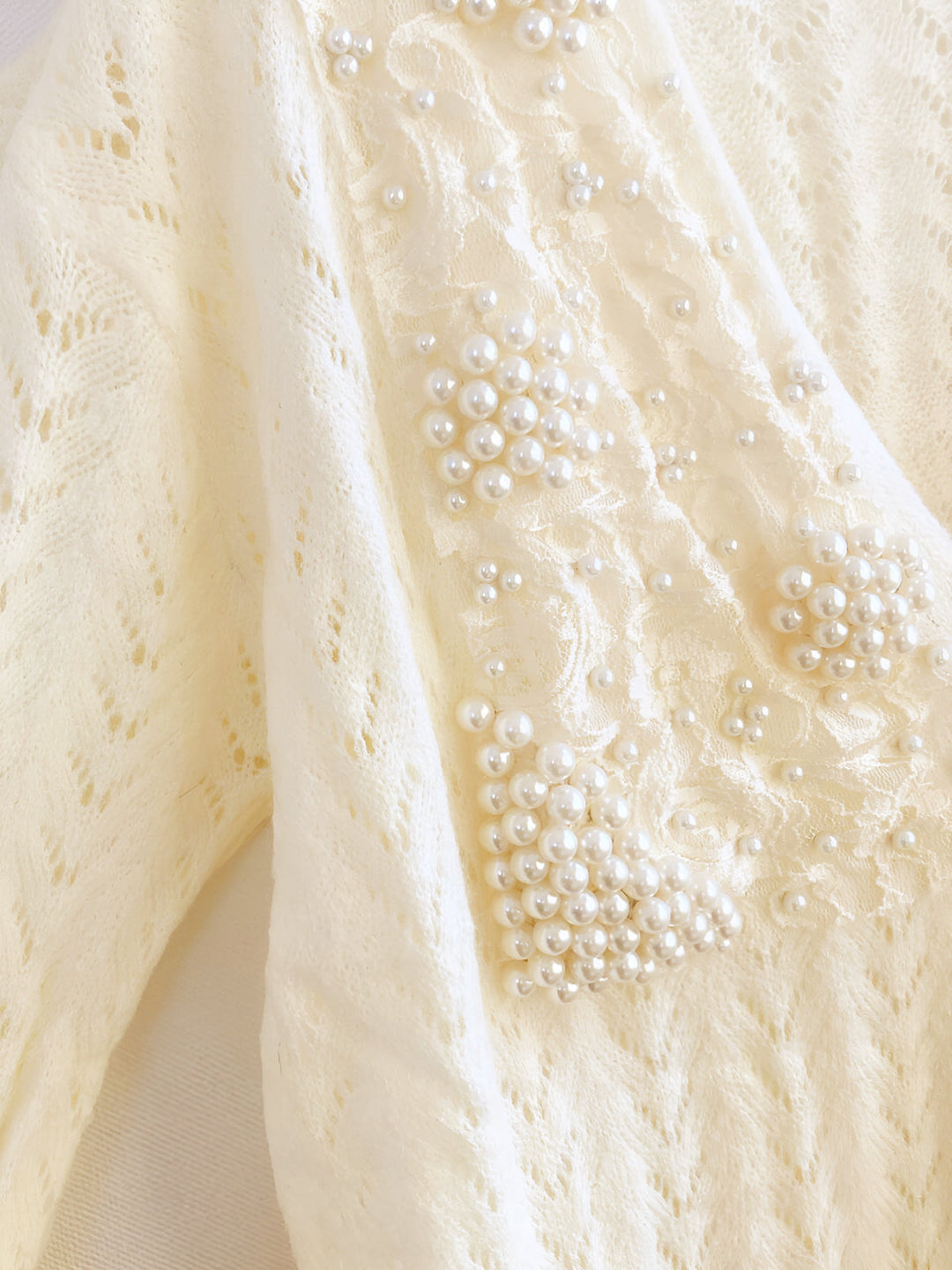 Romance Pearl Beaded Cardigan  Liora Lane Boutique Cardigans