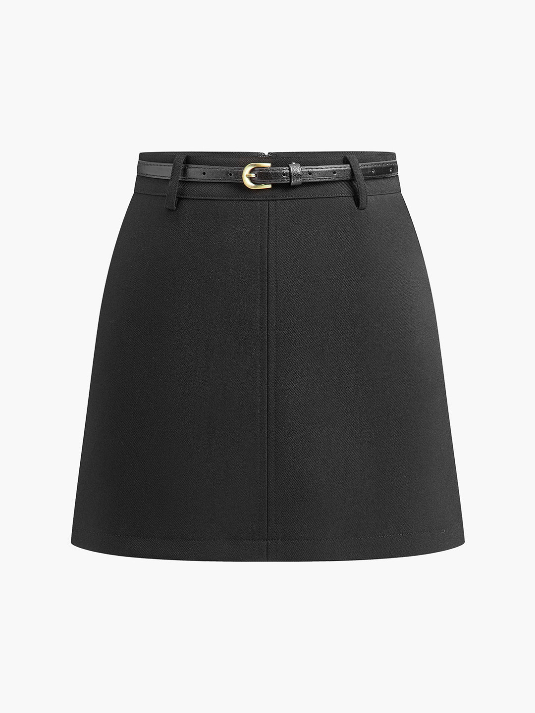 Essential Mini Skirt With Slim Belt  Liora Lane Boutique Skirts