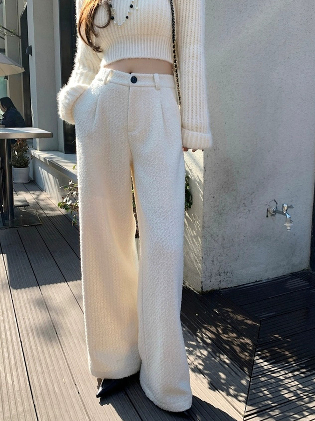 Wool-Blend Tweed Pants  Liora Lane Boutique Pants