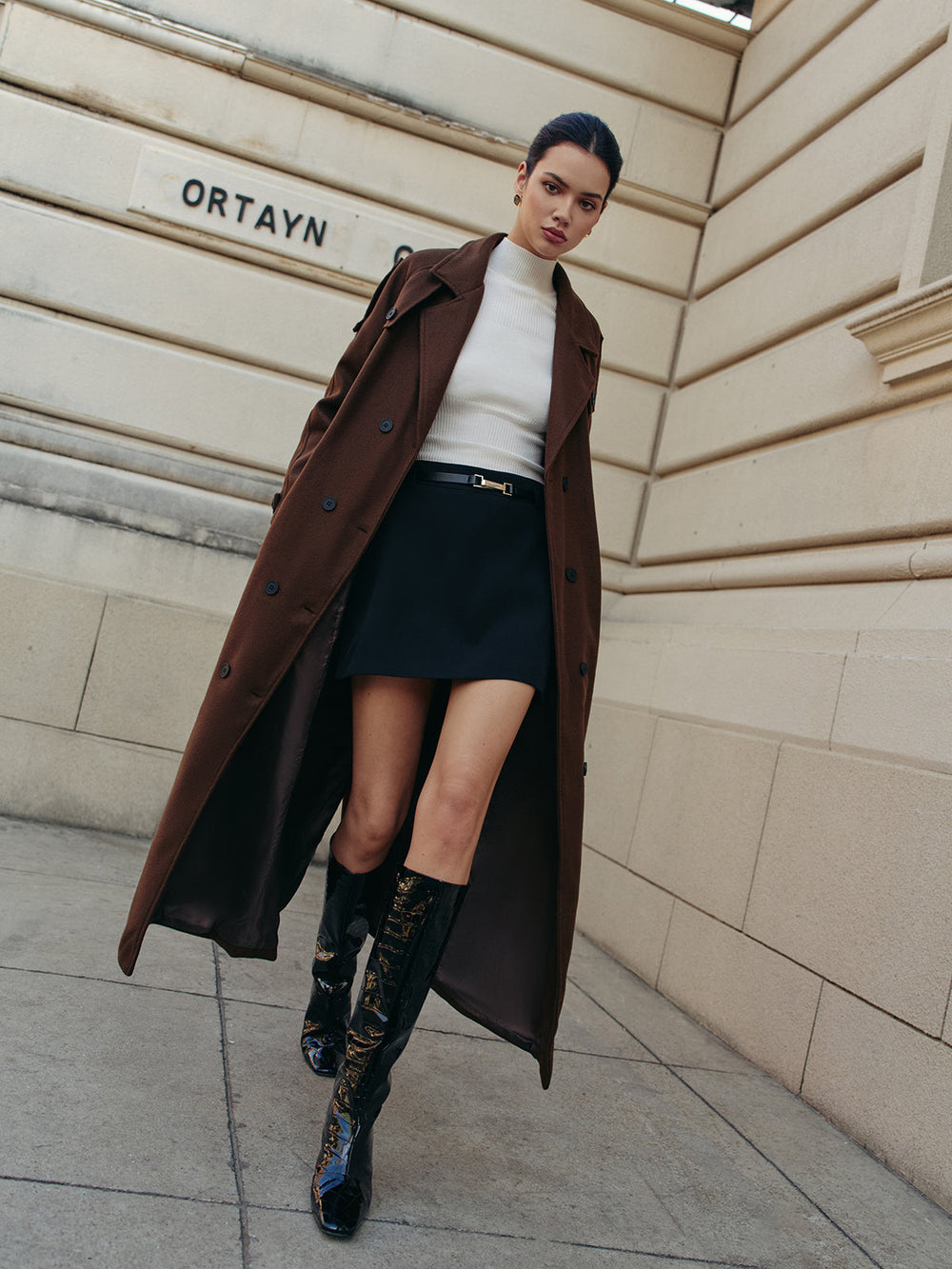 Melt Belted Mini Skirt  Liora Lane Boutique Skirts