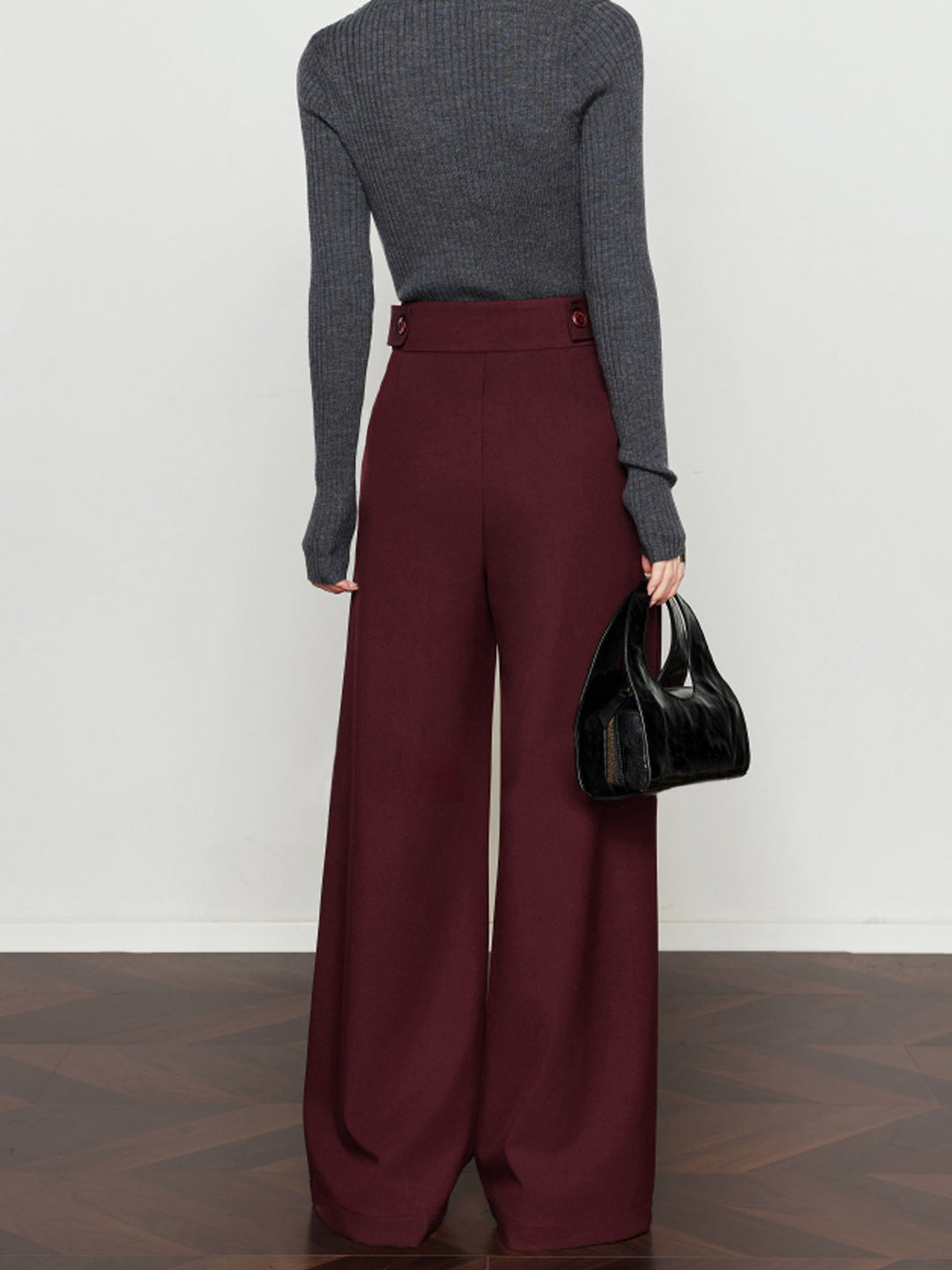 Vintage Pleated Wide-Leg Pants  Liora Lane Boutique Pants