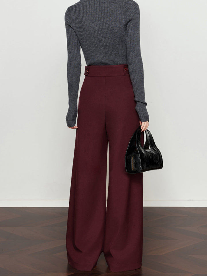 Vintage Pleated Wide-Leg Pants  Liora Lane Boutique Pants