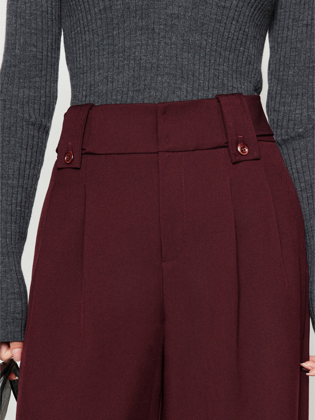 Vintage Pleated Wide-Leg Pants  Liora Lane Boutique Pants
