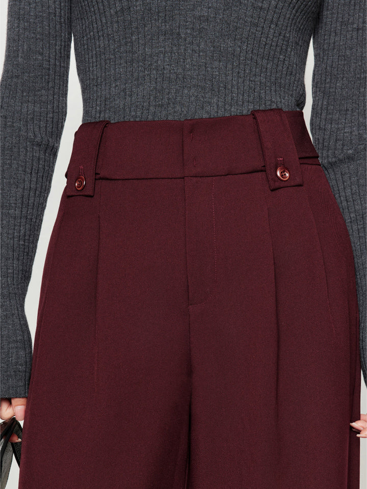Vintage Pleated Wide-Leg Pants  Liora Lane Boutique Pants
