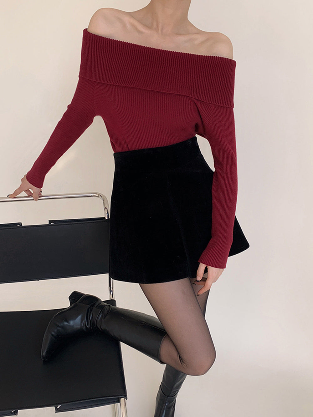 Velvet Wide-Leg Shorts  Liora Lane Boutique Shorts