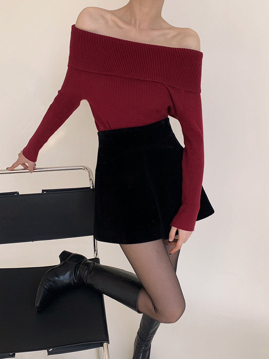 Velvet Wide-Leg Shorts  Liora Lane Boutique Shorts