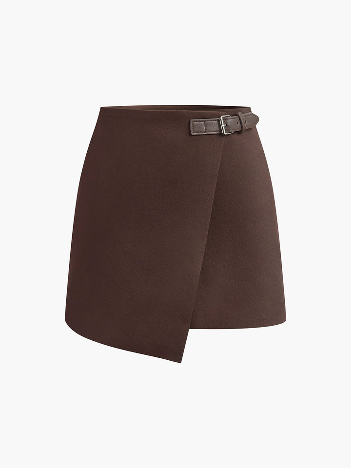 Retro Belted Zipper Skirt  Liora Lane Boutique Skirts
