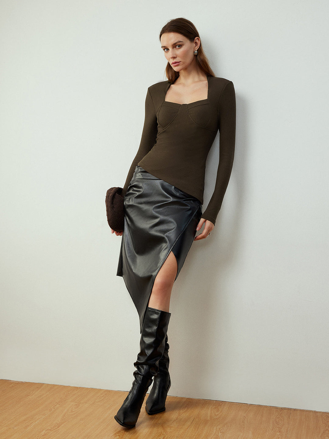 Asymmetrical Skinny T-Shirt  Liora Lane Boutique T-Shirts