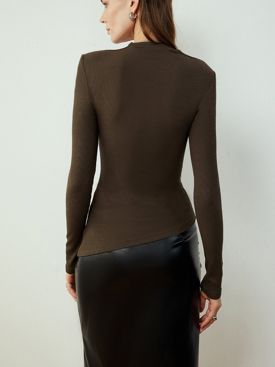 Asymmetrical Skinny T-Shirt  Liora Lane Boutique T-Shirts