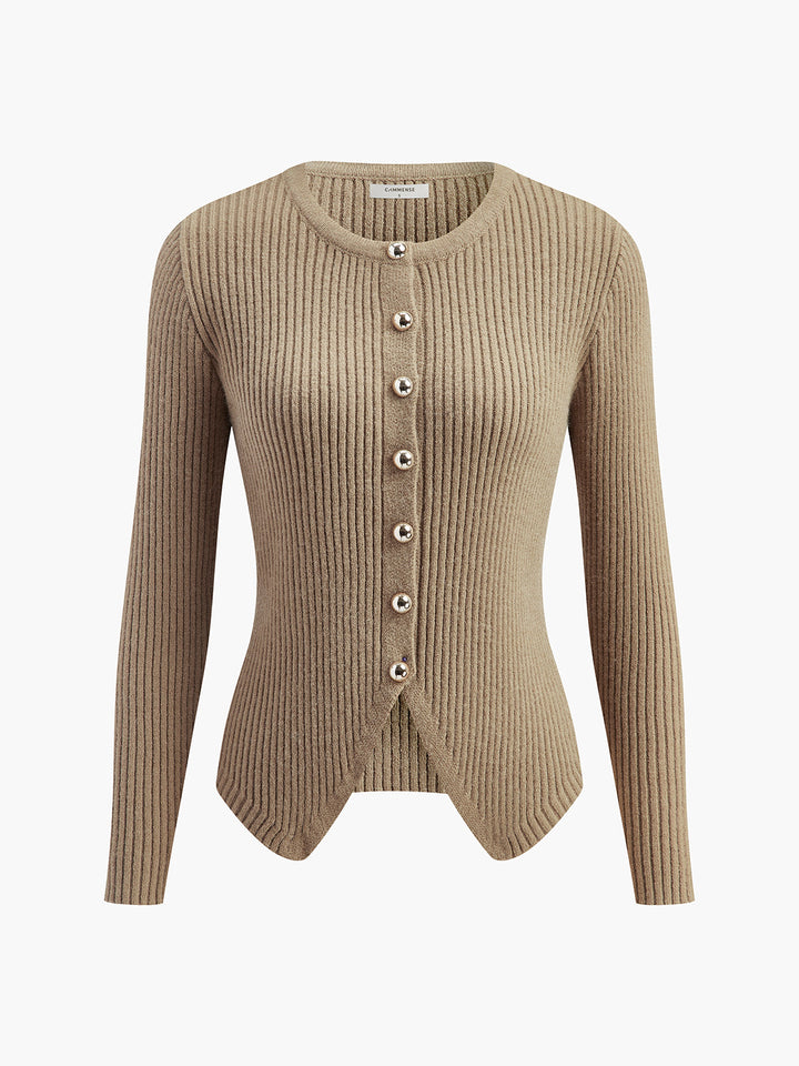 Button Down Split Cardigan  Liora Lane Boutique Cardigans