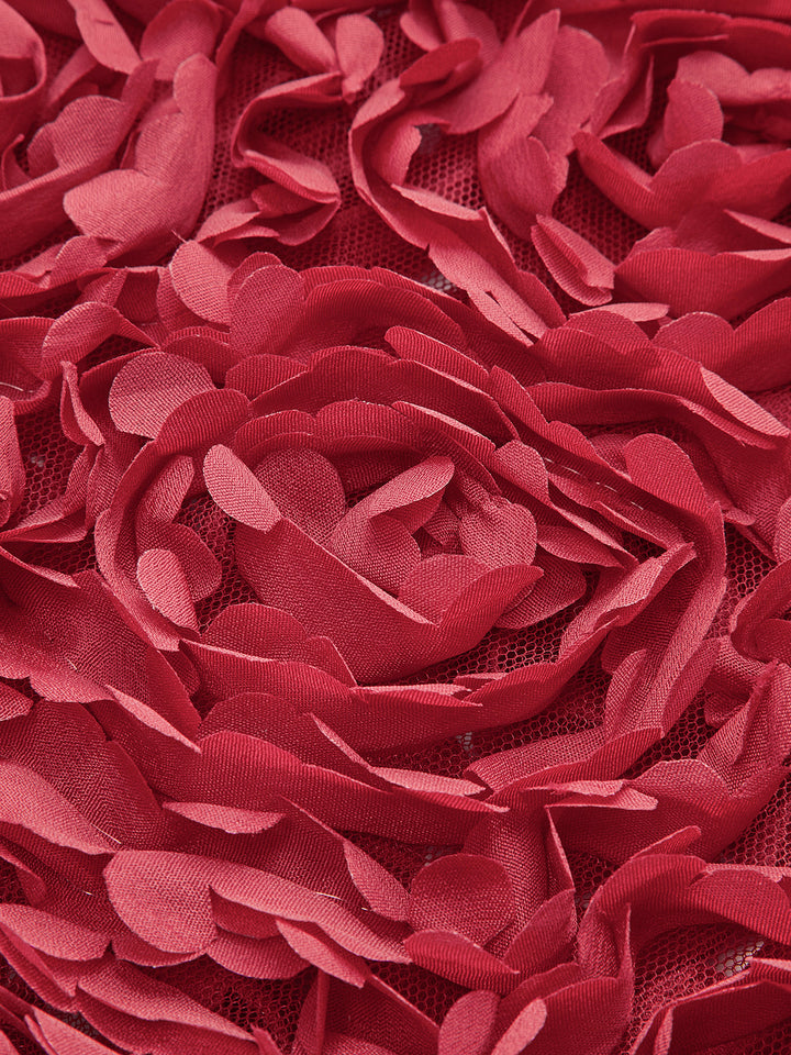 High-Waist Rosette Skirt  Liora Lane Boutique Skirts