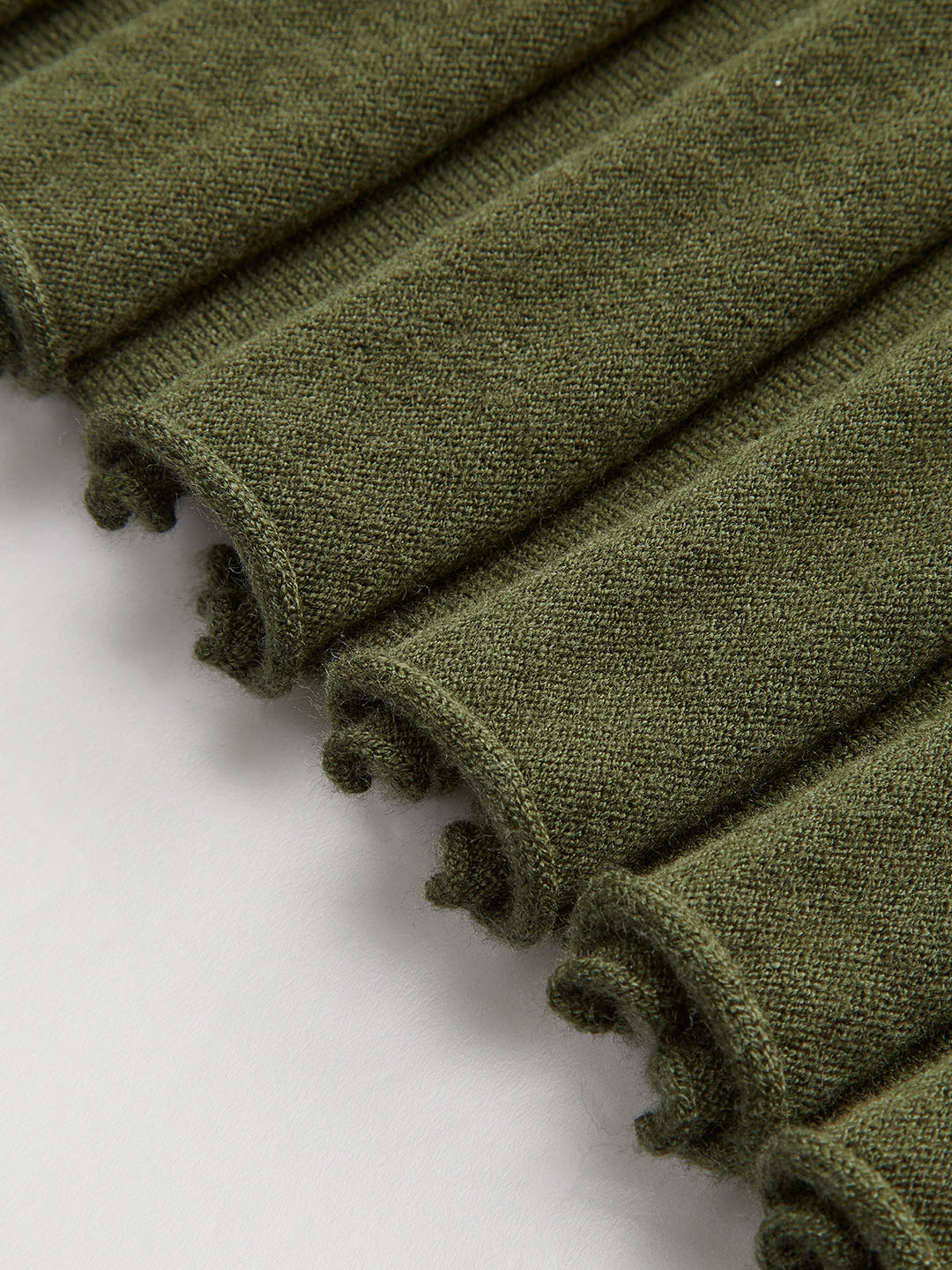 Lettuce Trim Pleated Sweater Skirt  Liora Lane Boutique Sweater Skirts
