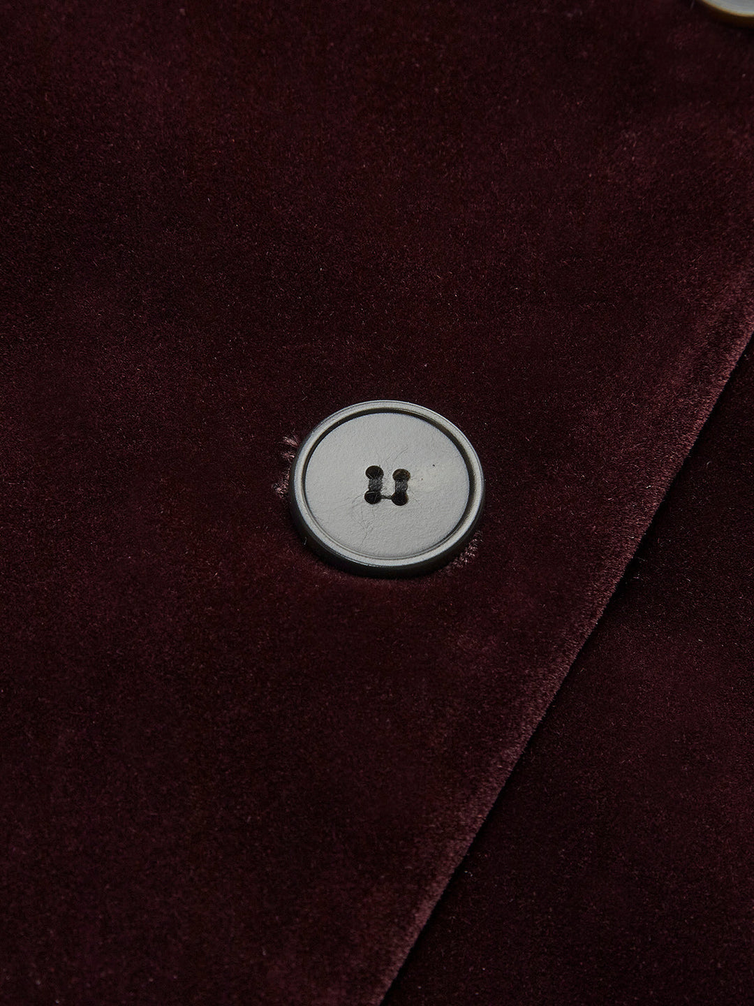 Velvet Lapel Short Blazer  Liora Lane Boutique Blazers