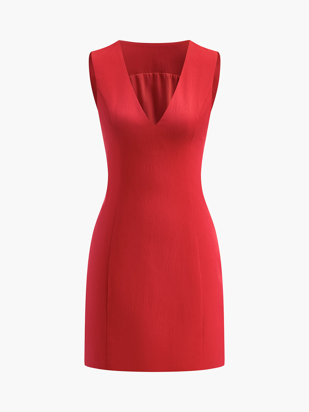 Snug V-Neck Sleeveless Short Dress  Liora Lane Boutique Dresses