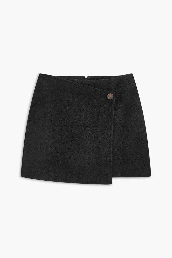 Button Tweed Warm Skirt  Liora Lane Boutique Skirts