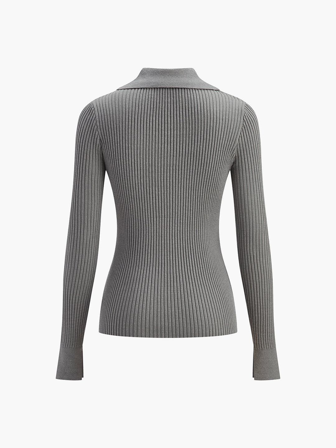 Ribbed Lapel Slim Cardigan  Liora Lane Boutique Cardigans