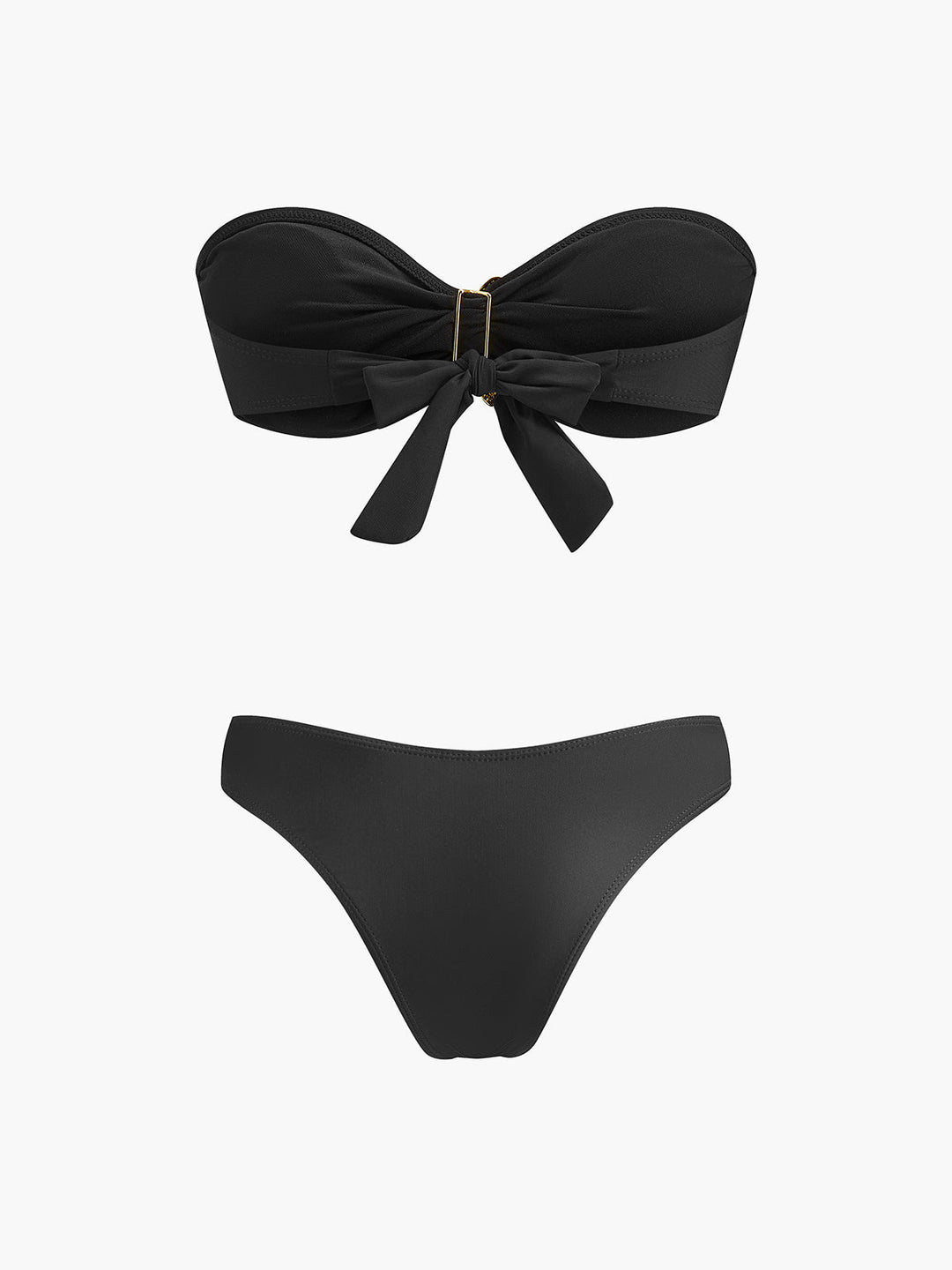 Starfish-Detail Bandeau Bikini With Mesh Skirt  Liora Lane Boutique Bikini Sets