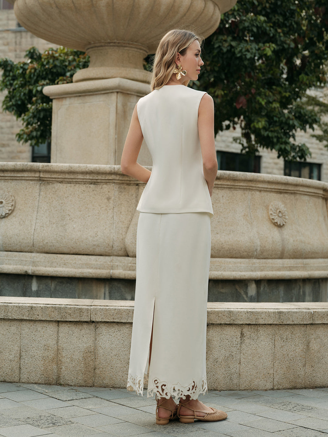 3D Embroidered A-Line Skirt  Liora Lane Boutique Skirts